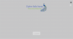 Desktop Screenshot of exploreindiajourney.com