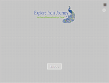 Tablet Screenshot of exploreindiajourney.com